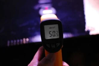  Aumento de la temperatura bajo el Metal Halide debido a la presencia de Rayos Infrarrojos