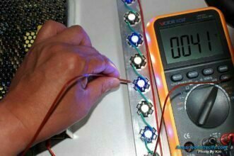 Temperatura en barra de iluminación LED de 27W
