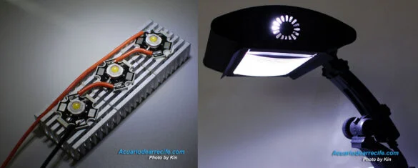 LED versus haluro metálico